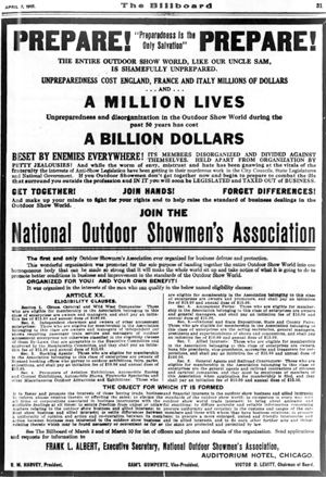 Poster IAAPA 1918