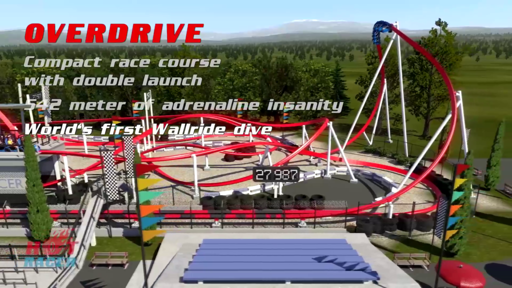 Intamin Hot Racer, Overdrive